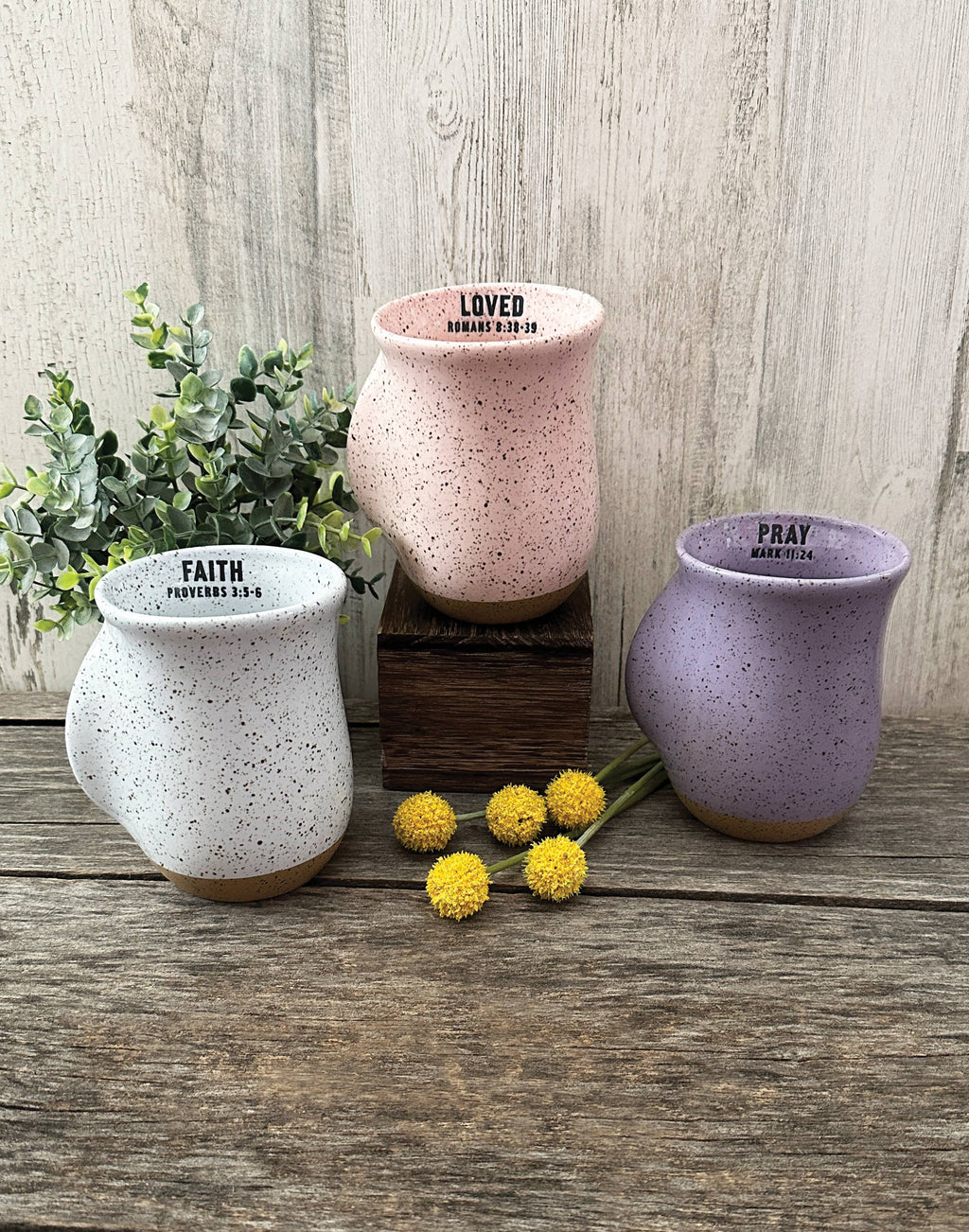 LCP Handwarmer Mug Speckled Stone Pray