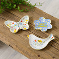 Scattered Petals Trinket Plate - Daisy flower