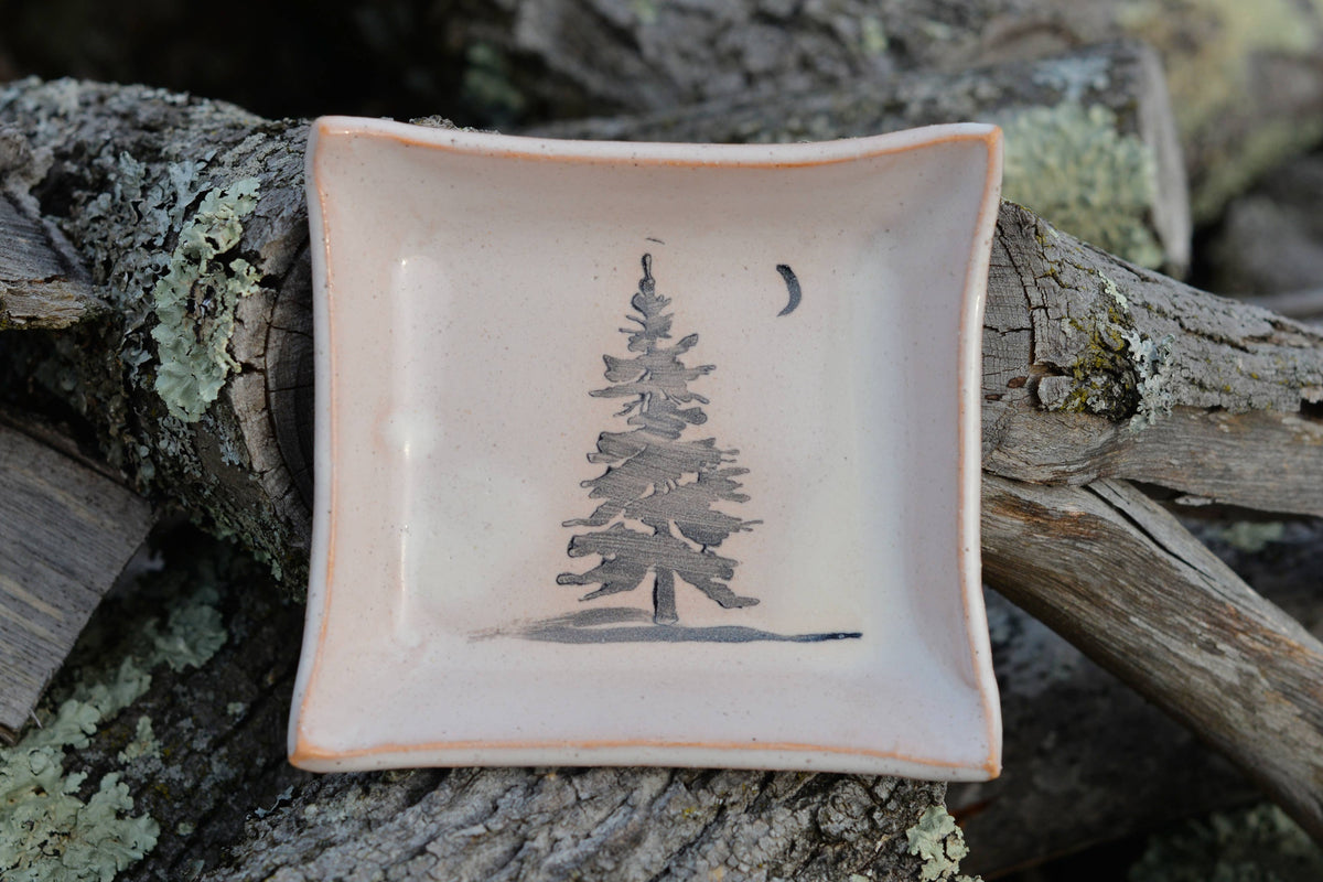 Holiday Square Dish / Cookie Plate / Hostess Gift