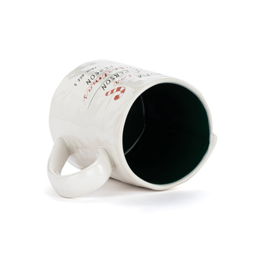 Christmas Morning Person Ceramic Notepaper Mug - 14oz