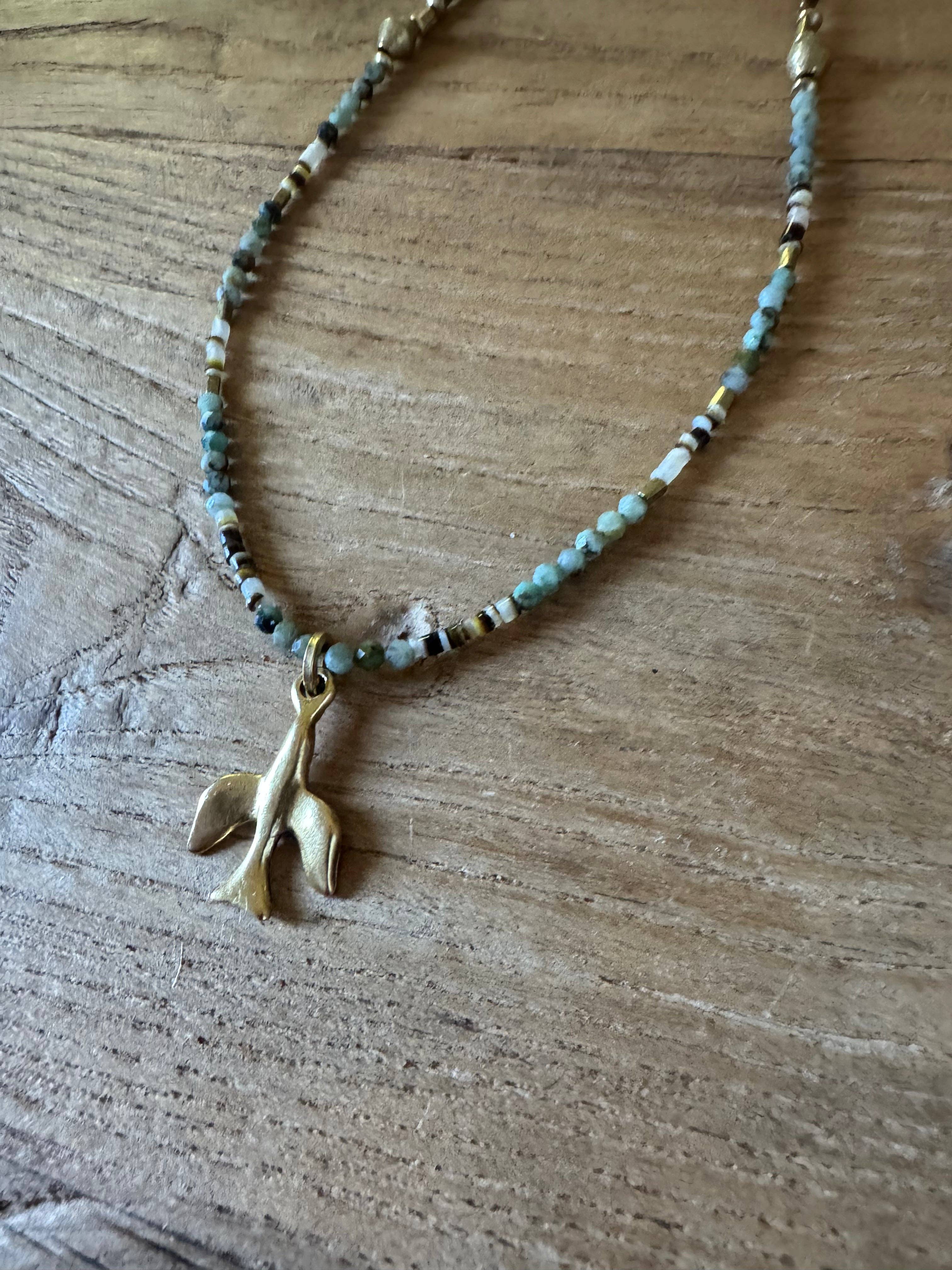 Peace Dove Turquoise Necklace