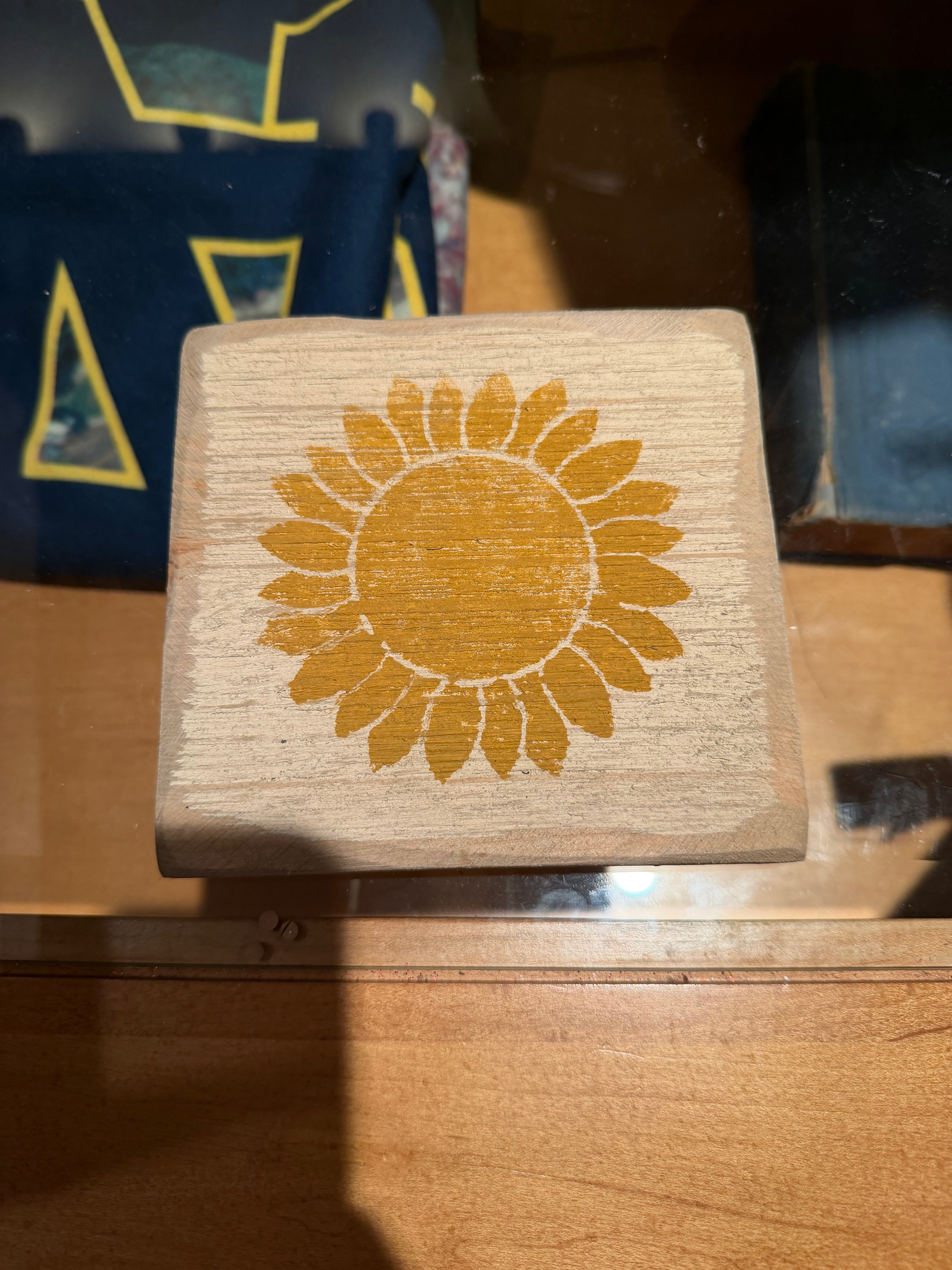 Sunflower plaque
