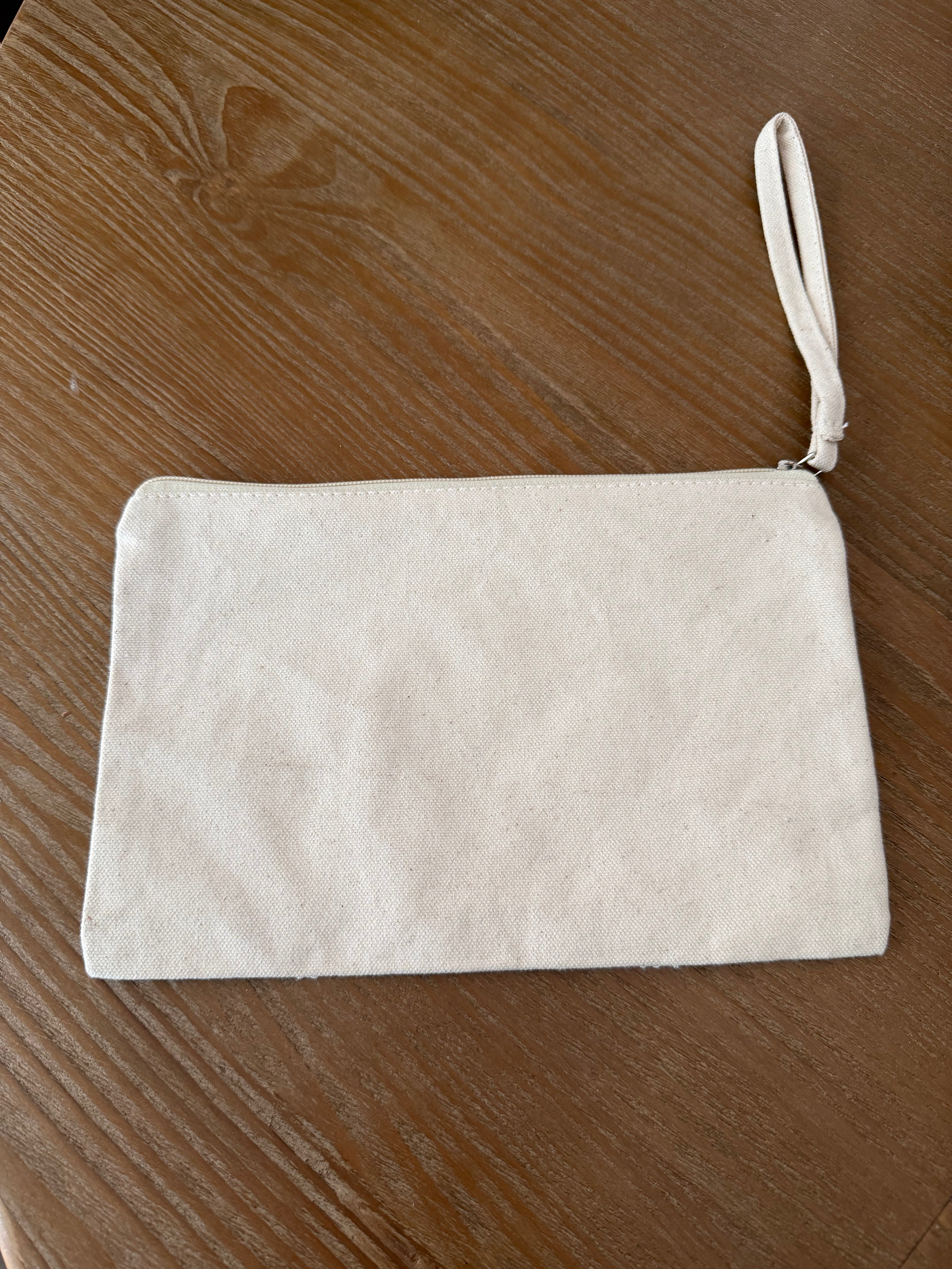 Handbag with strap - hand sewn doily decoration