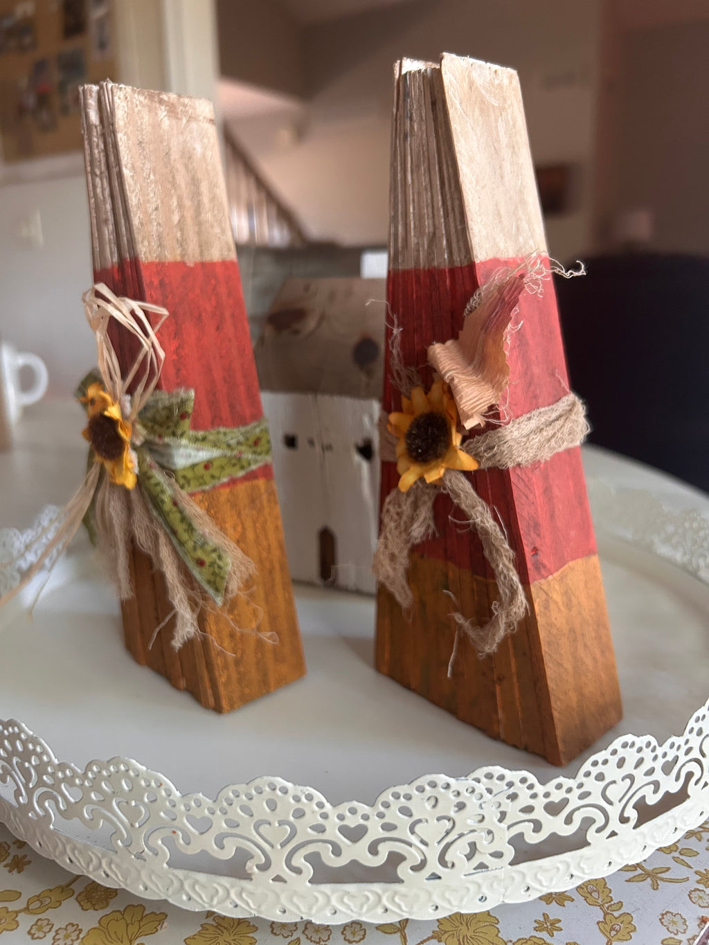 Candy Corn with flowers
