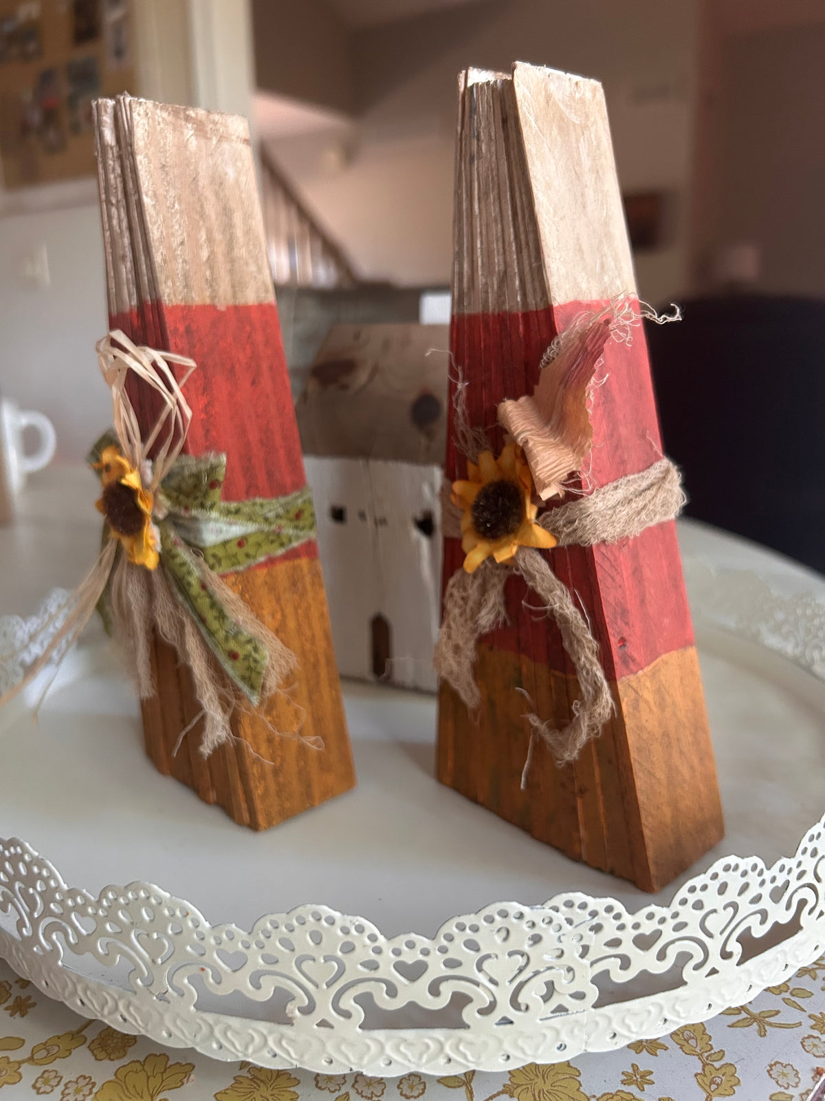 Candy Corn with flowers