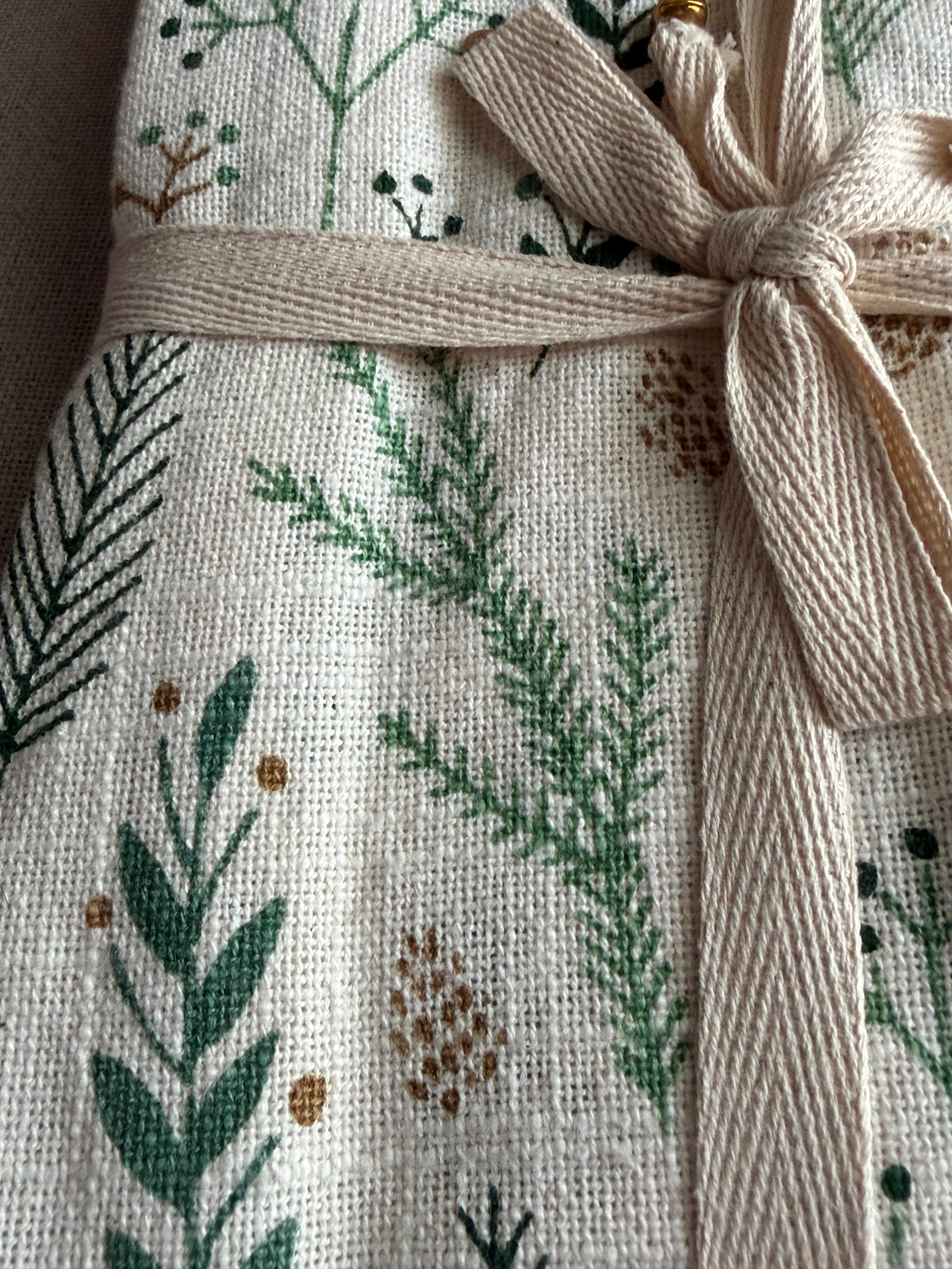 Botanical print Tea Towel Set