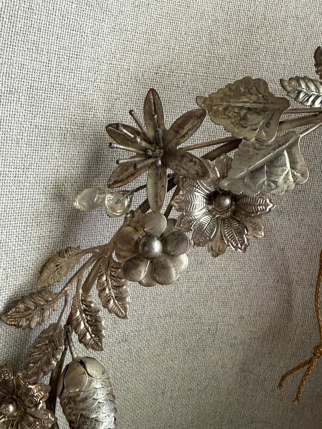 Metal Floral Wreath