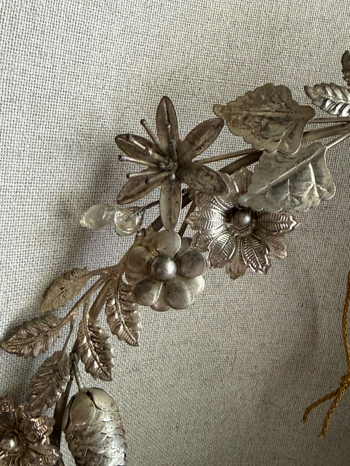Metal Floral Wreath