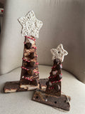 Rustic Primitive Rusted Metal Hinge Christmas Tree- One of a Kind/Handcrafted
