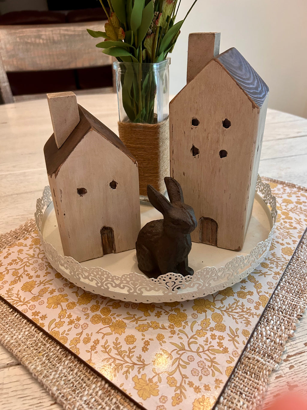 Rustic Distressed Farmhouse Wooden House - various heights available