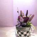 Lavender & Gingham Farmhouse Bouquet