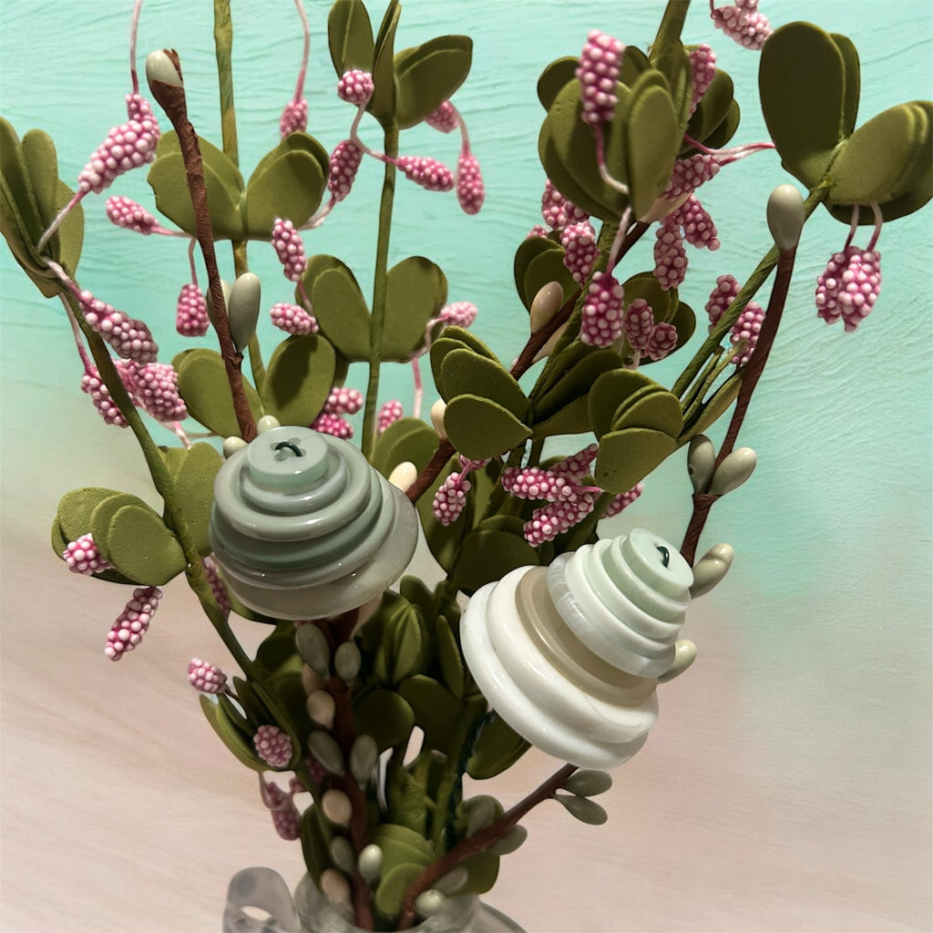 Sage & Seafoam Vintage-Style Bouquet