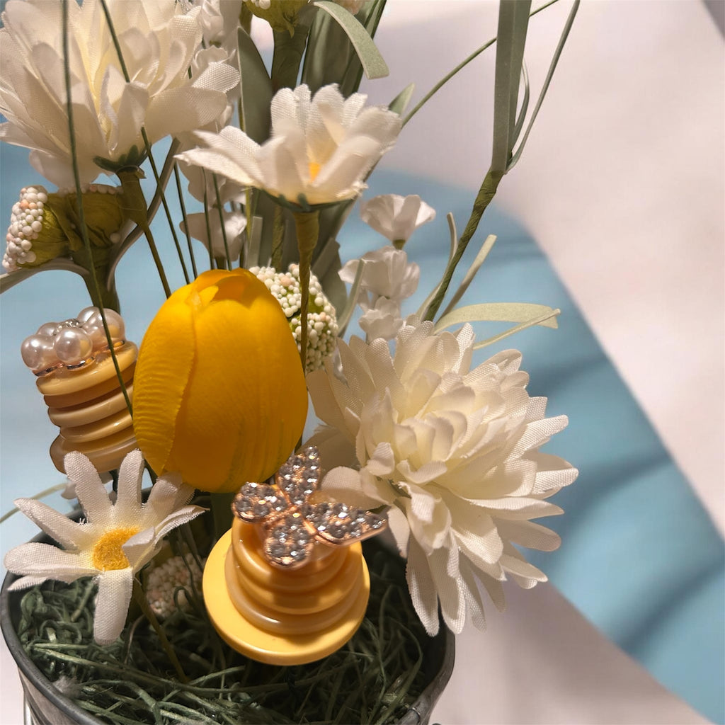 Sunshine & Gingham Farmhouse Bouquet