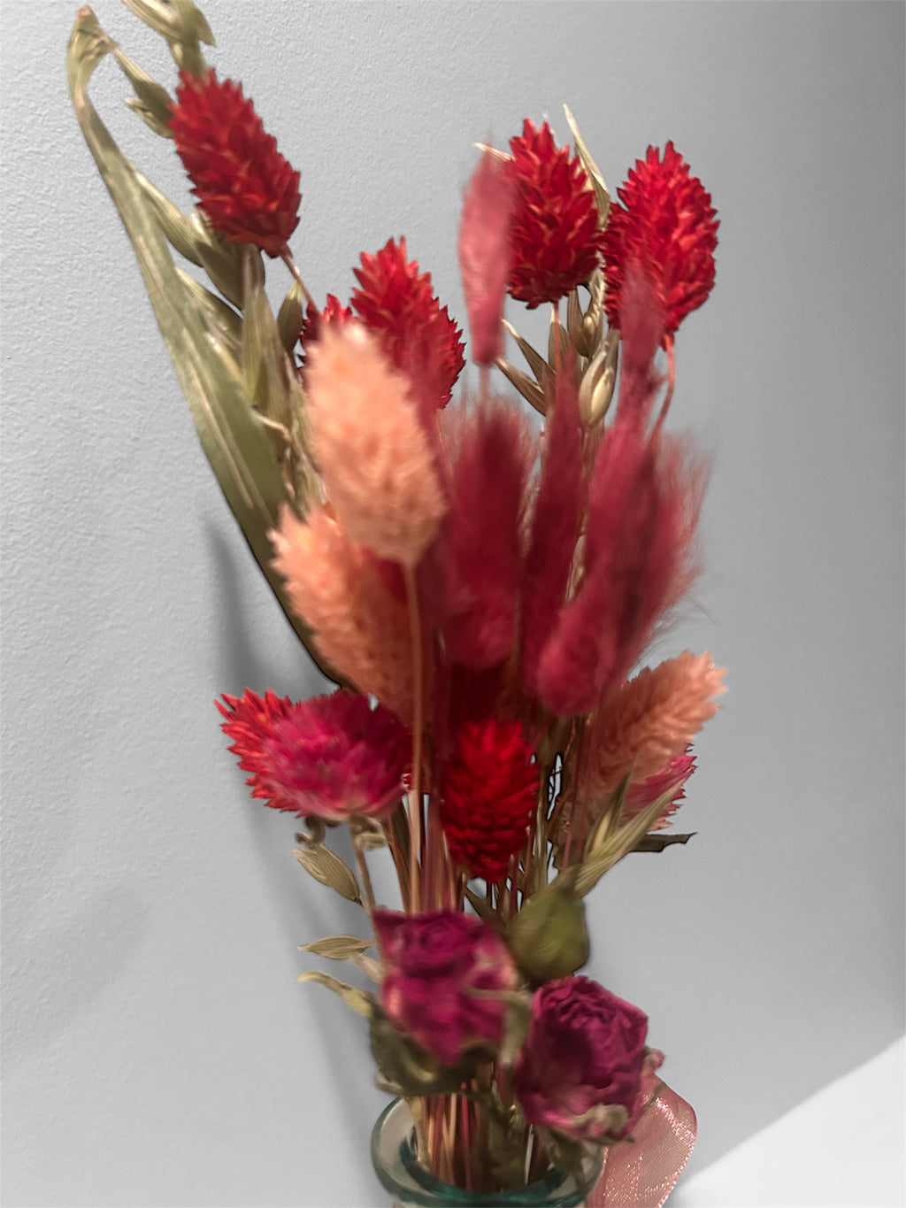 Crimson & Clover Dried Wildflower Bouquet