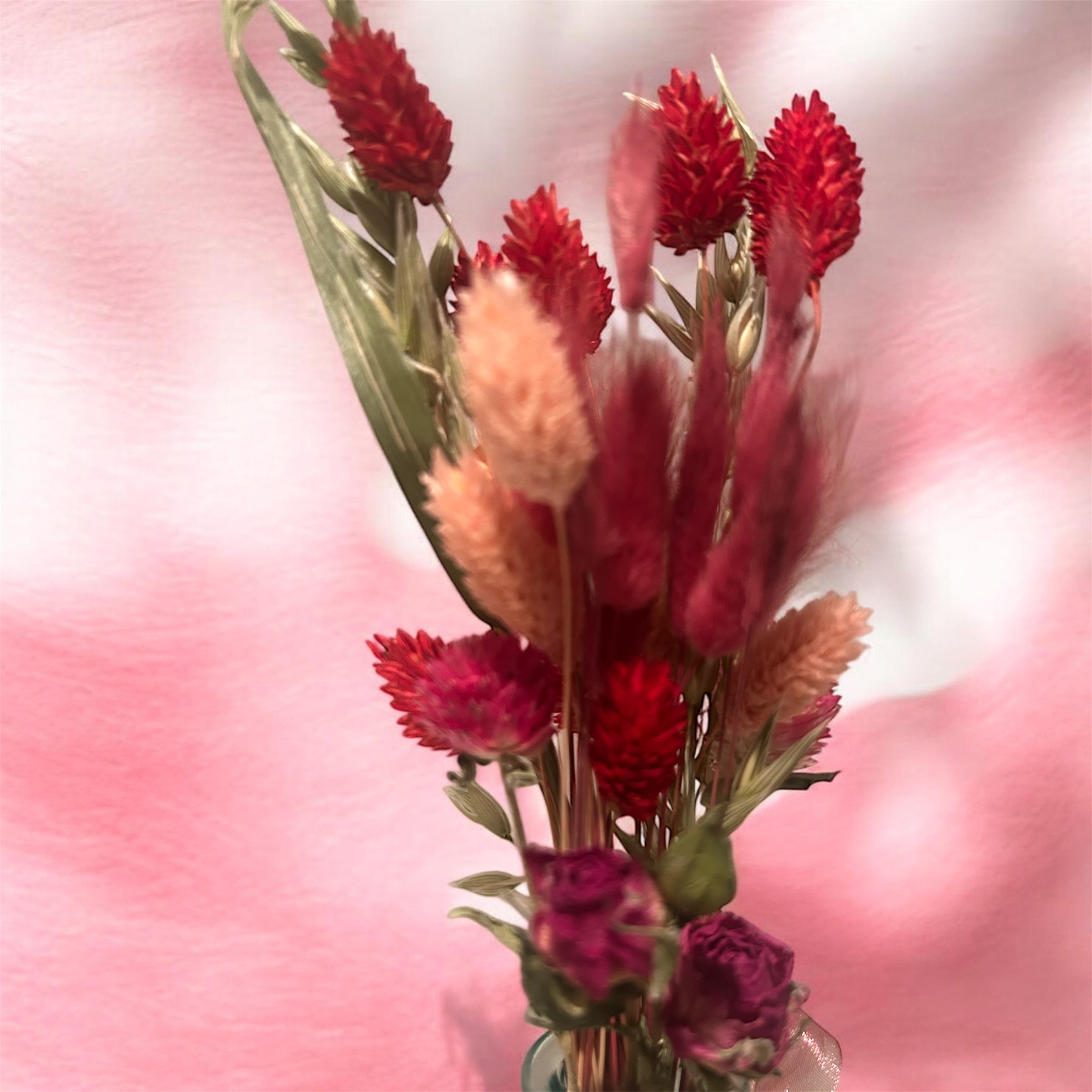 Crimson & Clover Dried Wildflower Bouquet