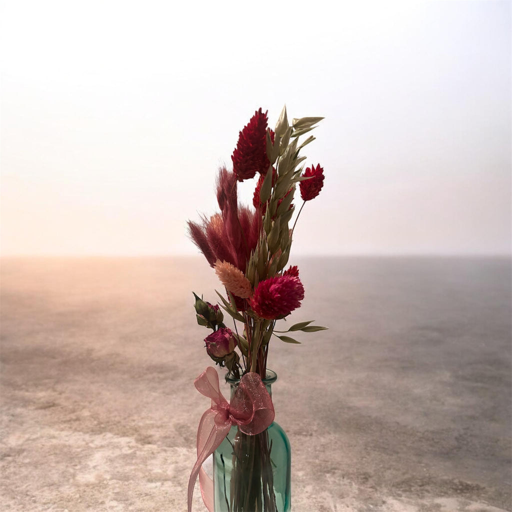 Crimson & Clover Dried Wildflower Bouquet