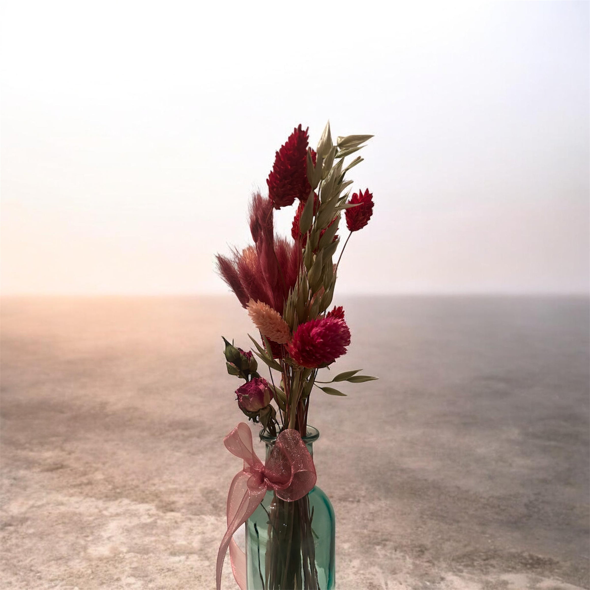 Crimson & Clover Dried Wildflower Bouquet
