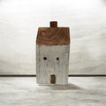 Rustic Distressed Farmhouse Wooden House with copper chimney