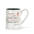 Christmas Morning Person Ceramic Notepaper Mug - 14oz