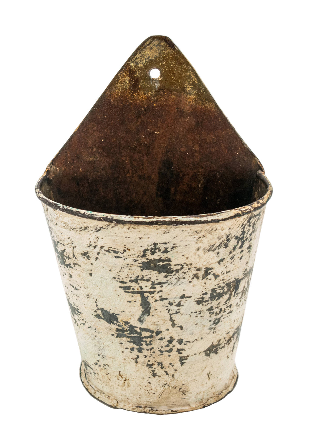Metal Wall Planter - Cream