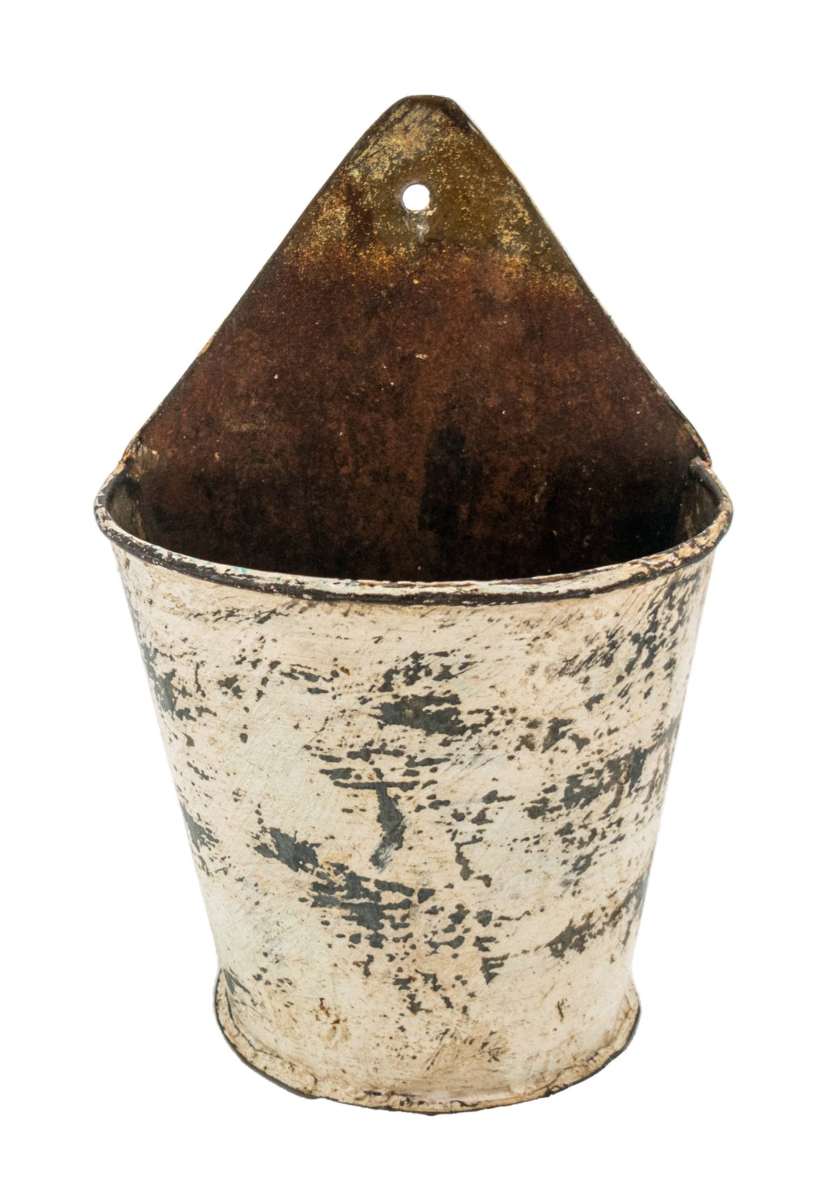 Metal Wall Planter - Cream