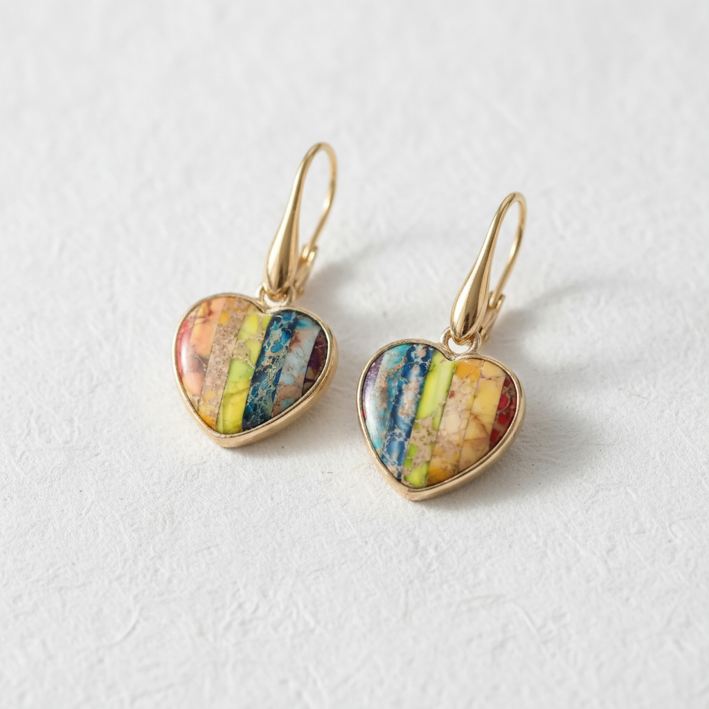 Chakra Heart Energy Earrings