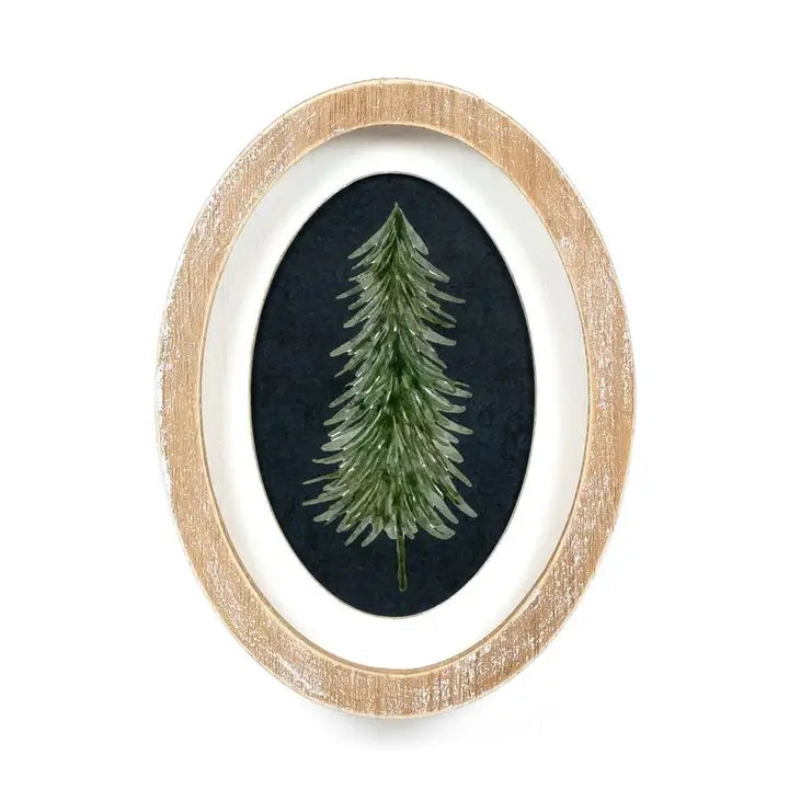 Wood Frame Pine Tree