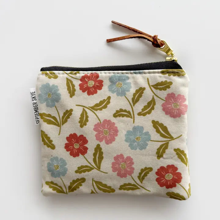 Small square pouch in rifle paper - three options available