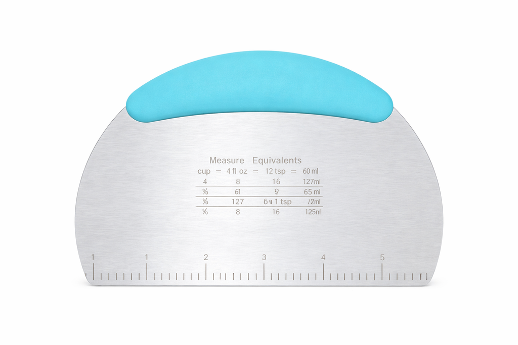 Stainless Steel Dough Scraper | Bench Scraper for Baking