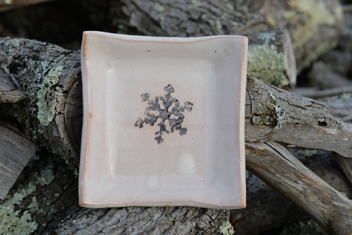 Holiday Square Dish / Cookie Plate / Hostess Gift