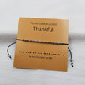 Thankful Morse Code Bracelet