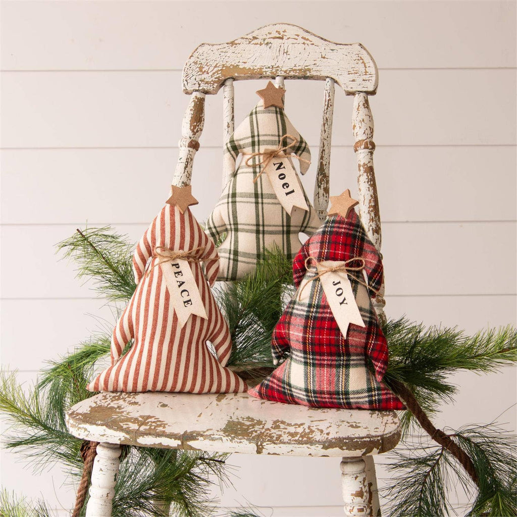 Mini Pillows - Trees with holiday words