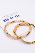 Girl Mom Bracelet Set – Mother Gift, Motherhood Jewelry