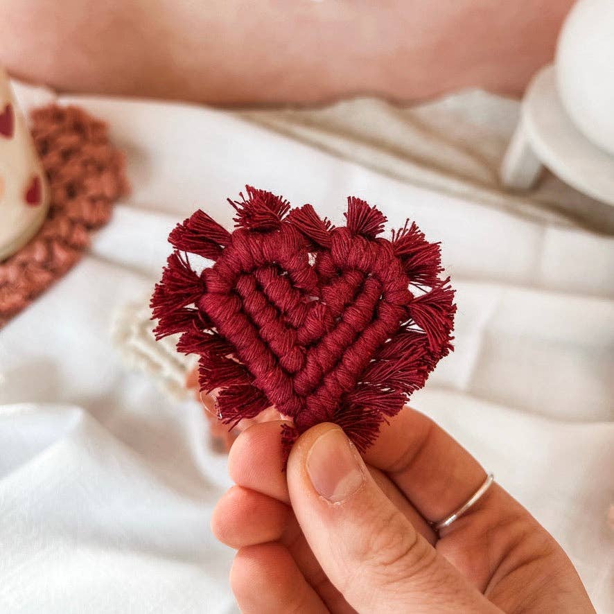 Mini heart magnet set | valentine's magnets - set of 4