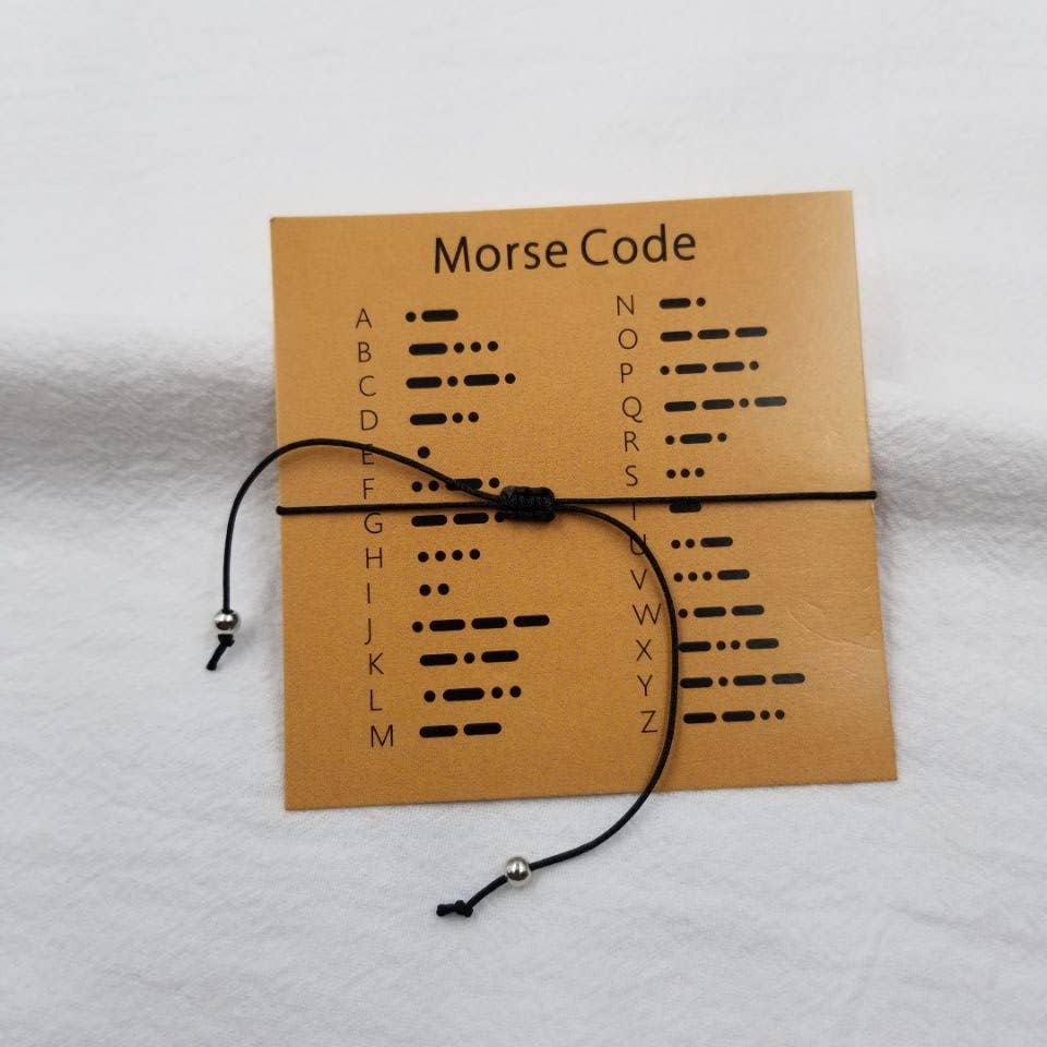 Thankful Morse Code Bracelet