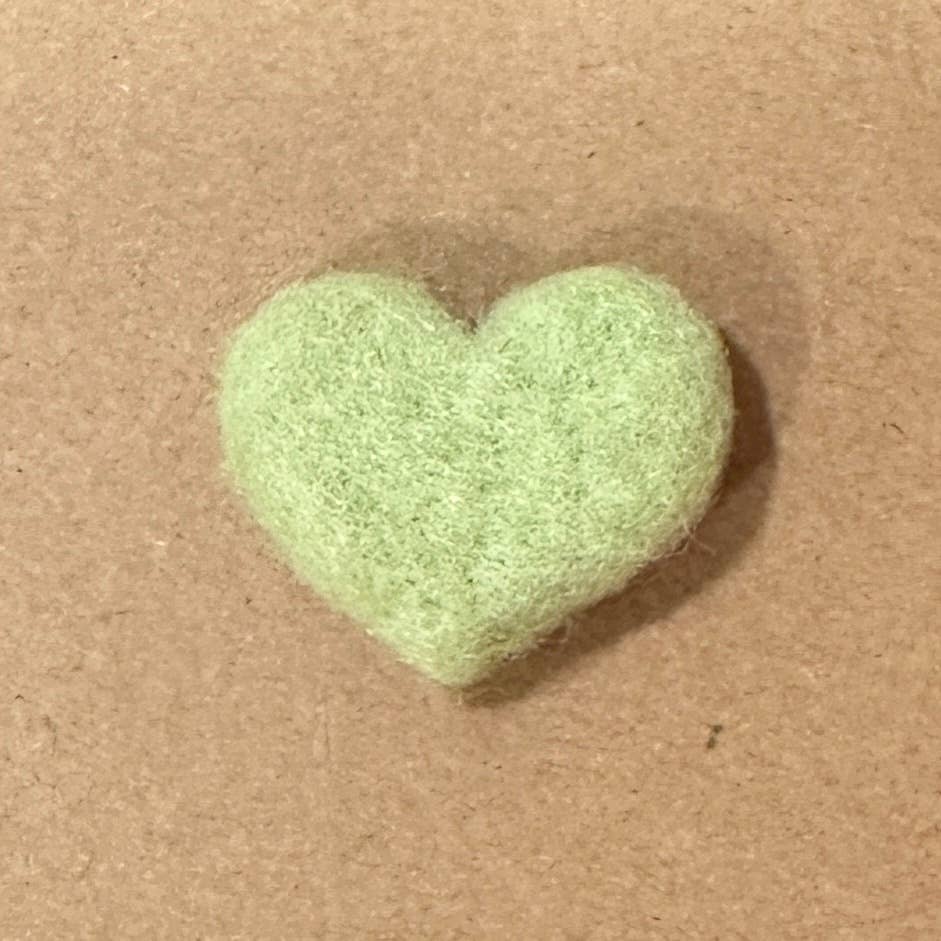 Pocket Hug with Felted Heart Gift