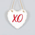 5x5x.5 wood hang plaque (XO)   Valentine