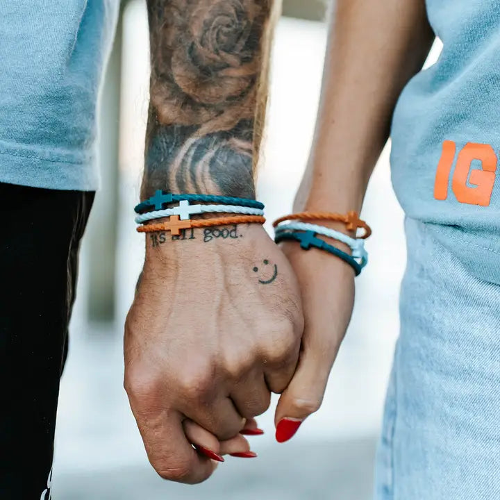 Infinity Cross Bracelets- Various Colors