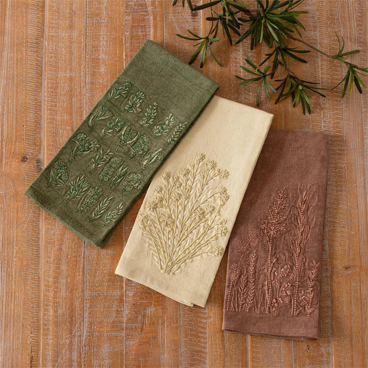 Wildflower Stonewashed Tea Towels
