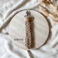 Braided macrame wristlet