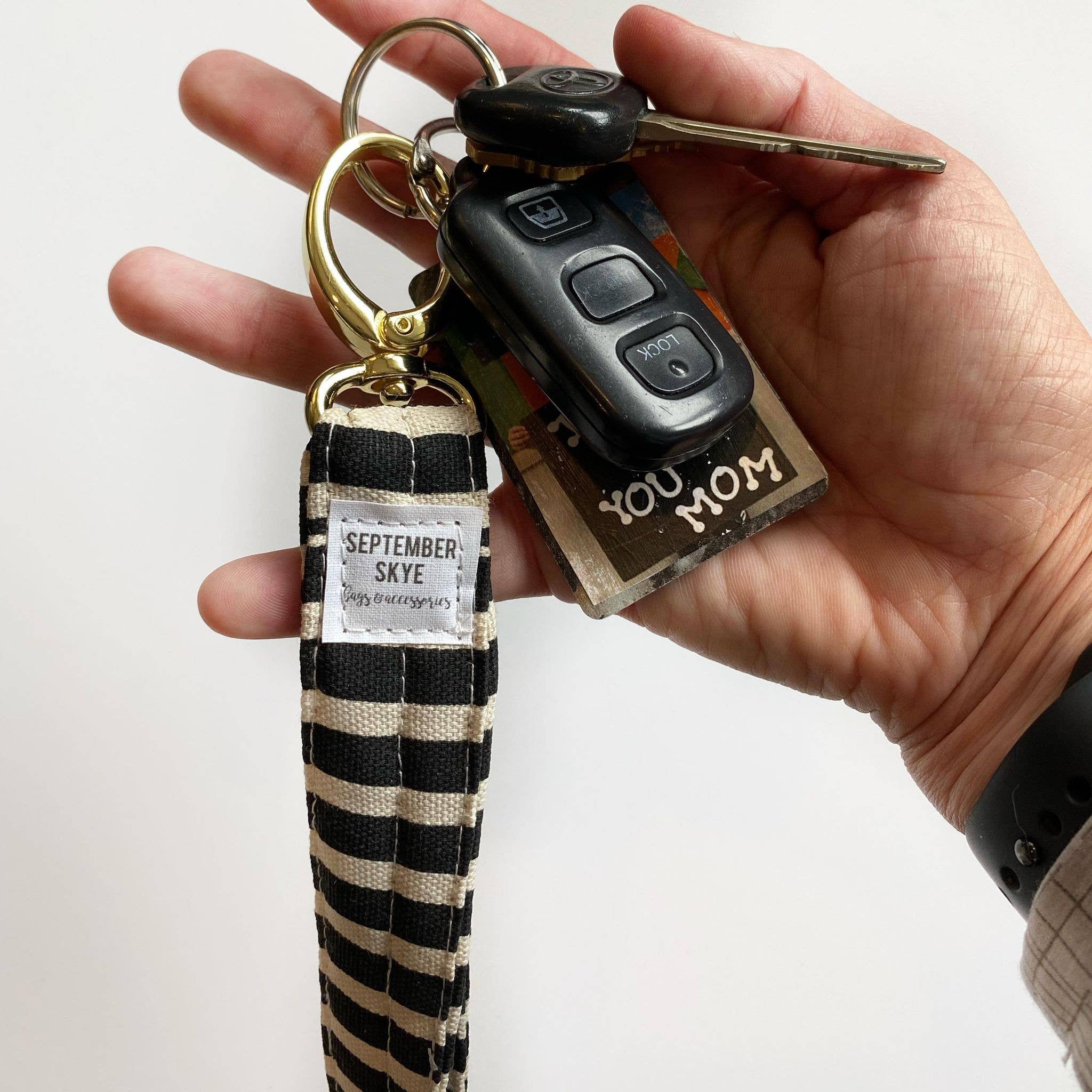 Handmade Fabric Key Fob – Rifle Paper Botanical Floral