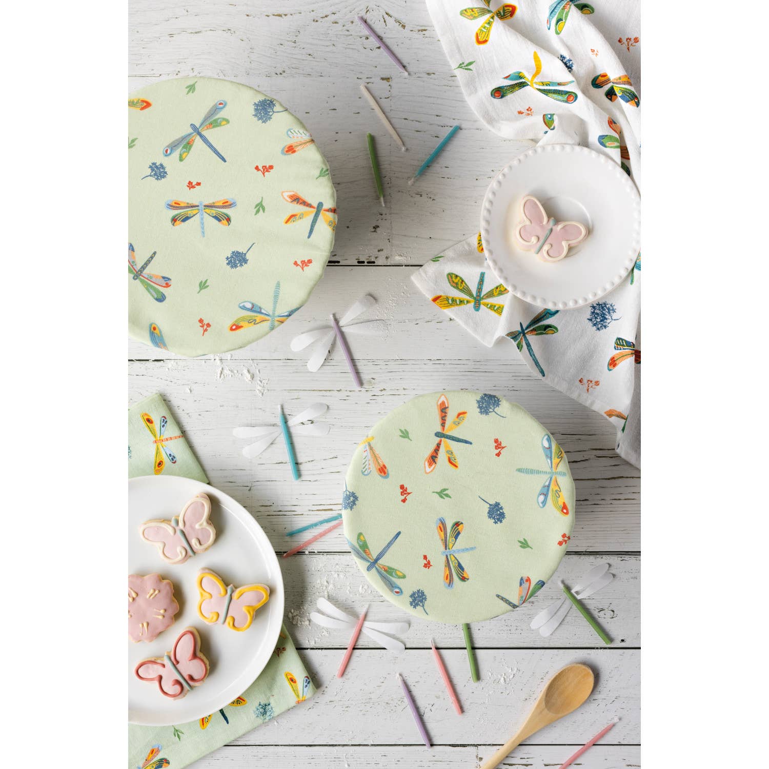 Dragonfly Bowl Covers Set of 2