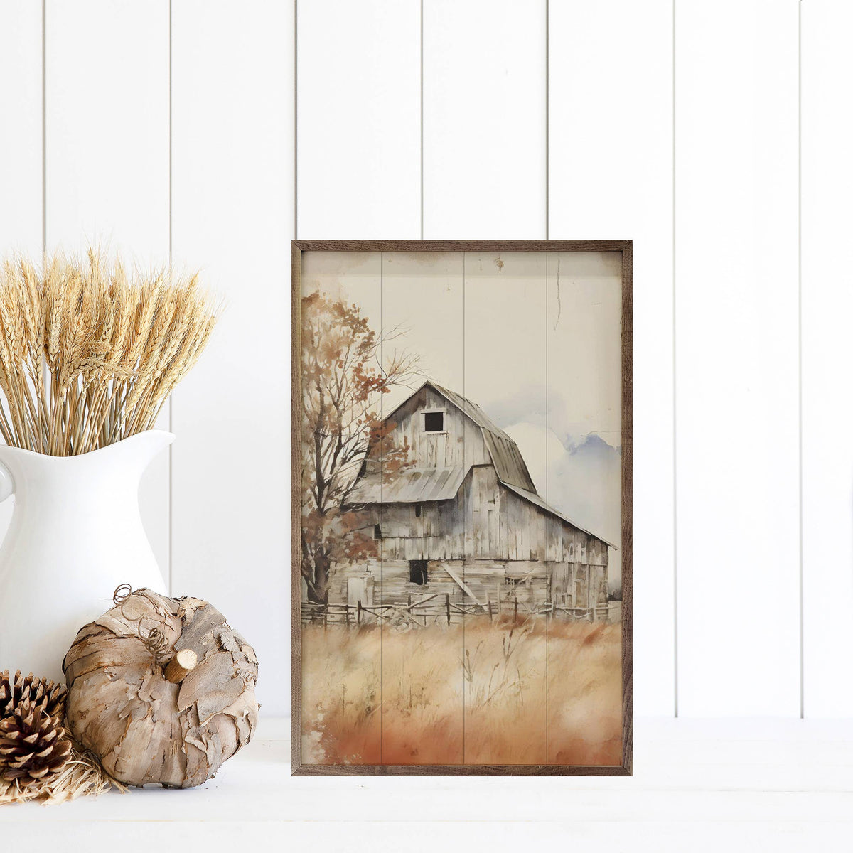 Rustic Barn in Fall