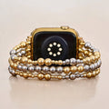 Sterling Gold Stretch Apple Watch Strap