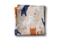 Cat Kitten Pet Store Meow Retro Mod Kitchen Tea Towel Waffle