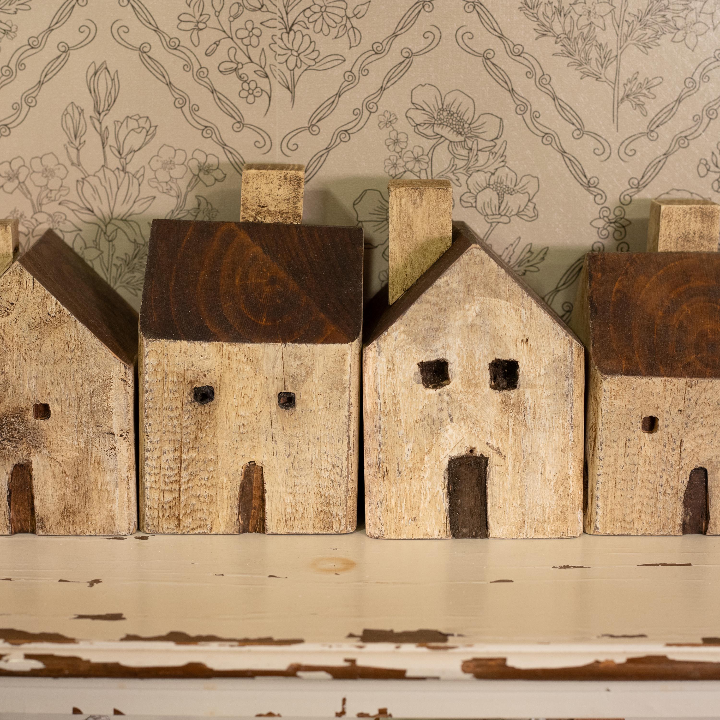 Rustic Distressed Farmhouse Wooden House