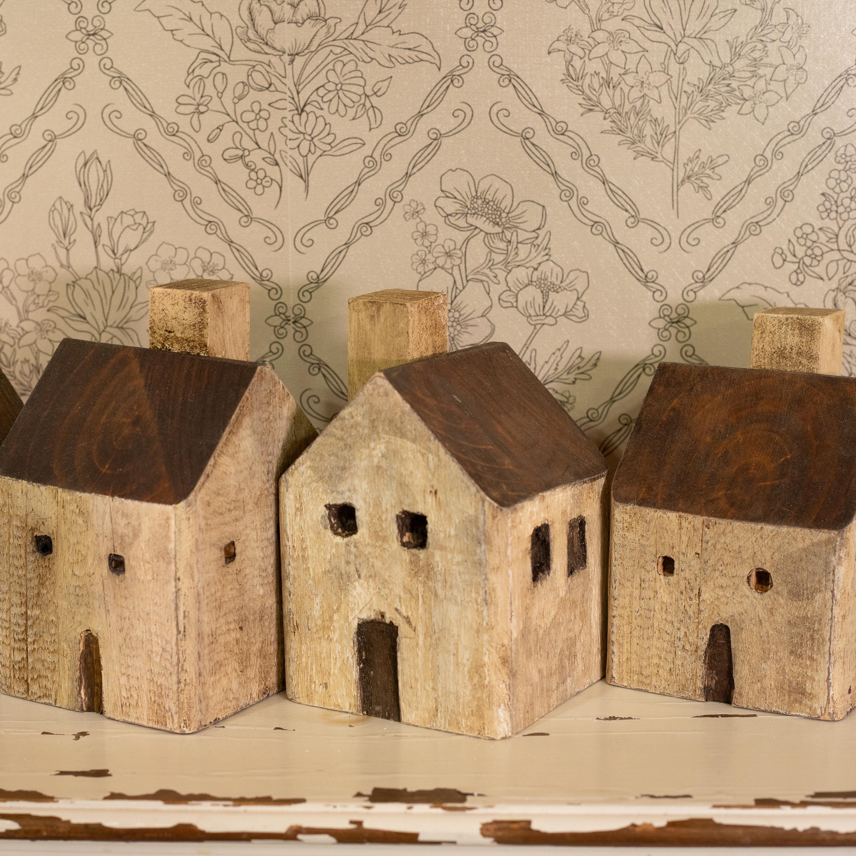 Rustic Distressed Farmhouse Wooden House