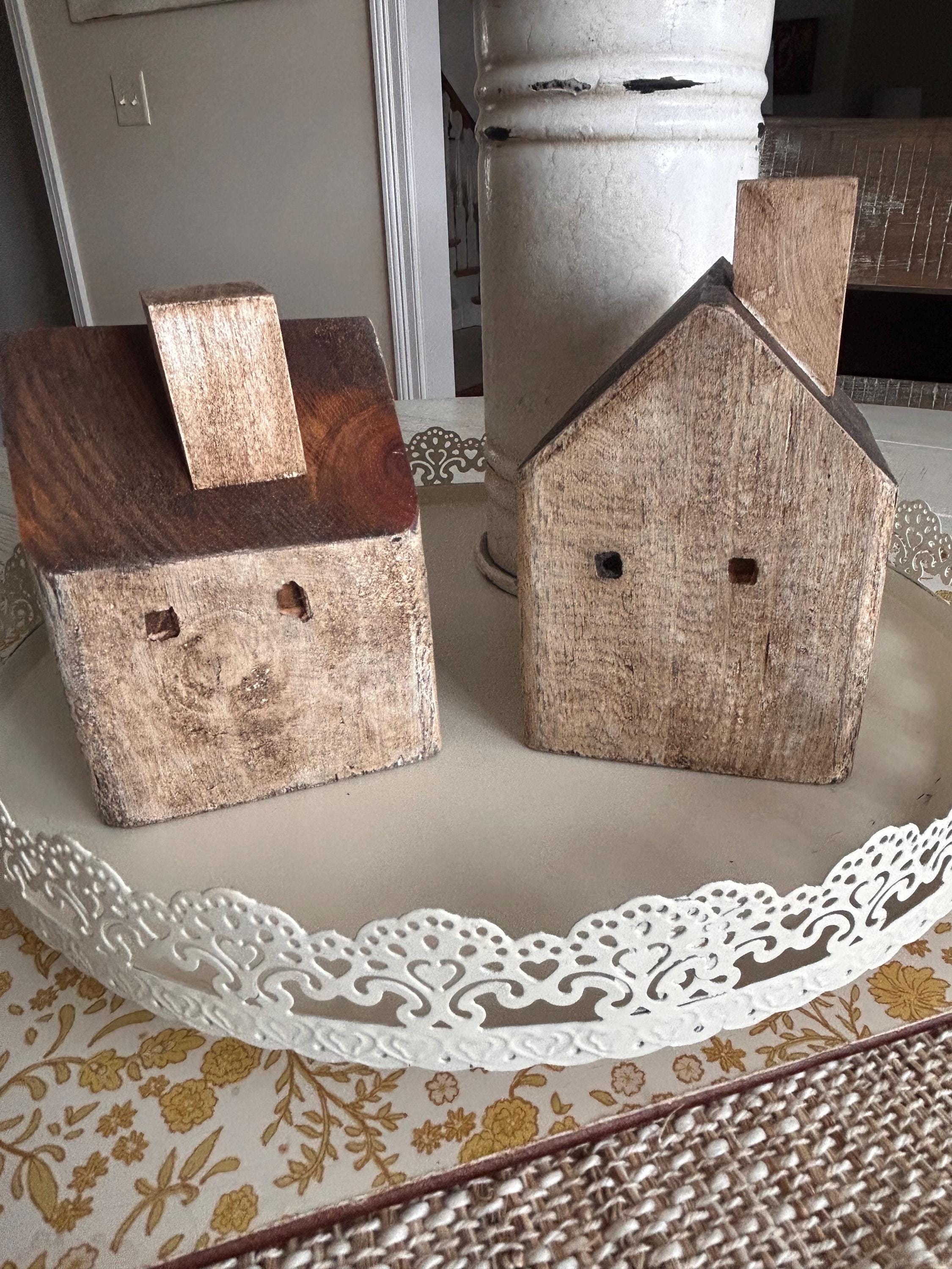 Rustic Distressed Farmhouse Wooden House