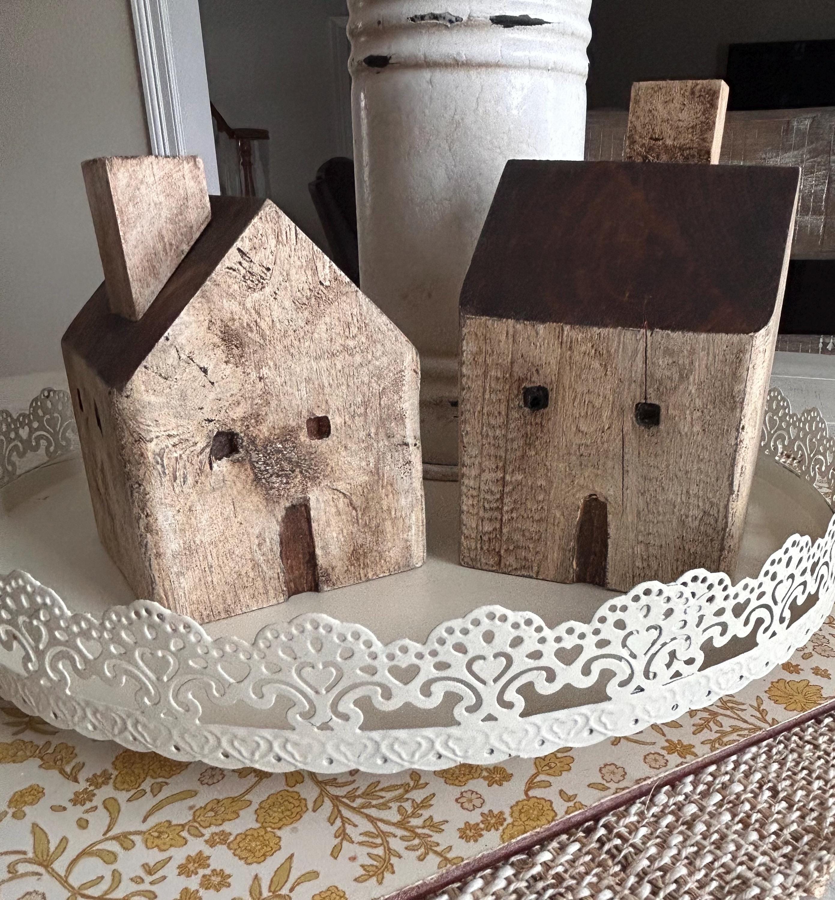 Rustic Distressed Farmhouse Wooden House