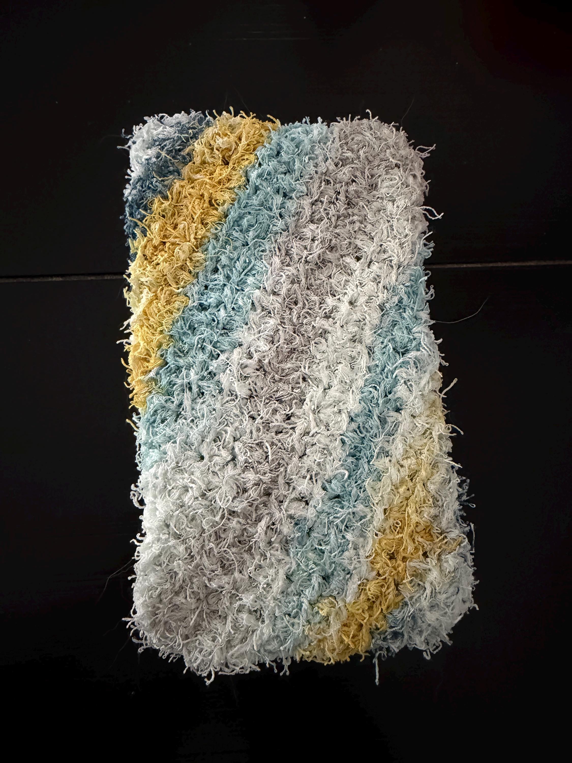 Hand Crocheted Scrubber - Double Thick, all cotton